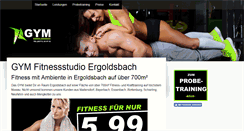 Desktop Screenshot of fitness-ergoldsbach.de